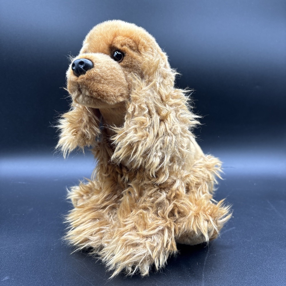 GANZ Webkinz -Signature Brown Dog Plush Stuffy- Cocker Spaniel- 2003 WKS1003